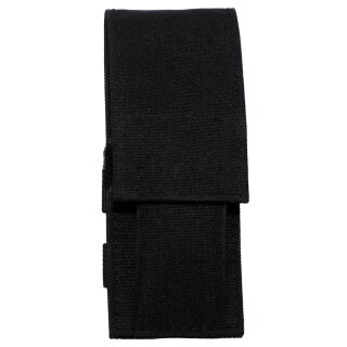 Messer-Etui, Nylon, schwarz, quer und längs tragbar