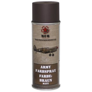 Farbspray, &quot;Army&quot; BRAUN, matt, 400 ml