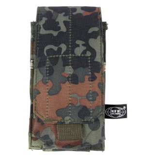 Magazintasche einfach,"MOLLE", Modular System, flecktarn