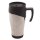 Tasse, Edelstahl,doppelwandig, 400 ml, Kunststoffgriff,Deckel