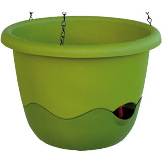 Blumenampel "Mareta" 25 cm grün mit Kette