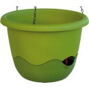 Blumenampel "Mareta" 25 cm grün mit Kette
