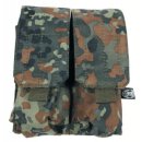 Magazintasche doppelt,"MOLLE", Modular System, flecktarn