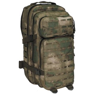 US Rucksack, Assault I, Laser, HDT-camo FG