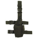 Pistolenbeinholster, oliv, verstellbar, rechts