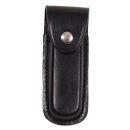 Messer-Etui, Leder, schwarz, Heftlänge bis 11 cm
