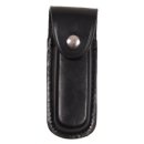 Messer-Etui, Leder, schwarz, Heftlänge bis 11 cm