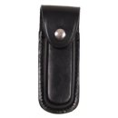 Messer-Etui, Leder, schwarz, Heftlänge bis 11 cm