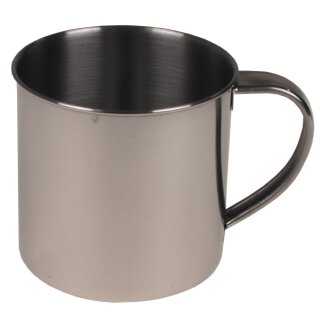 Tasse, Edelstahl, 8 x 7,5 cm, 250 ml