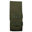 Messer-Etui, Nylon, oliv, quer und längs tragbar