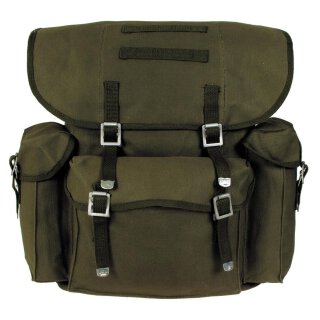 BW Rucksack, Mod., oliv, mit Träger (wie BW Packtasche)