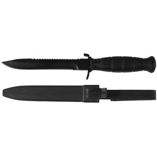 Österr. BH Feldmesser,schwarz, Sägerücken, Plastikscheide