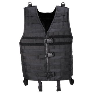 Weste, "Molle light", schwarz, Modular System