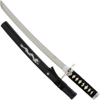 Samurai mit Silberdrachen kurz
