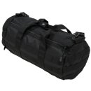 Einsatztasche, rund, "MOLLE", schwarz