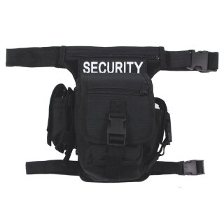 Hip Bag, &quot;SECURITY&quot;, schwarz, Bein- und G&uuml;rtelbefestigung