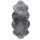 Lammfell Bettvorleger  140 x 68 cm grau