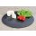Buffet-Platte aus Schiefer, rund