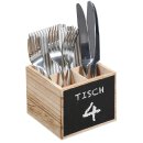 8x Kesper Besteckbox mit Schreibtafel