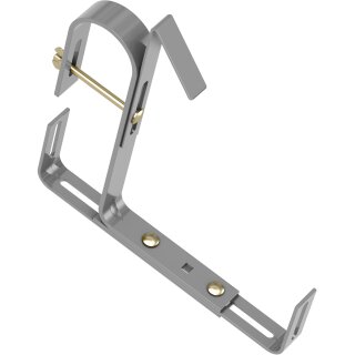 Blumenkastenhalter für Rundgeländer, Universell passend, Tragkraft 25 kg, Aluminium, Special, 508707