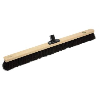 Coronet Plattform Besen mit Metall Halter, 60 cm, beige/schwarz