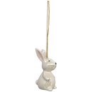 Hase Hänger Pearl, Keramik, 3,8x3,2x7,3 cm