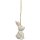 Hase Hänger Pearl, Keramik, 3,8x3,2x7,3 cm