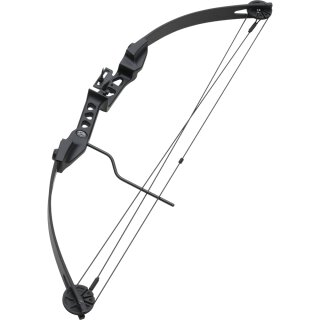 Compoundbogen Set Sonic 29 lbs Schwarz mit Pfeilen und Zubehör