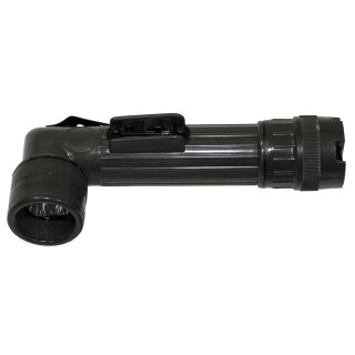 US Winkeltaschenlampe, mittel, 4 LED, oliv