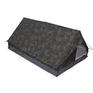 Zelt, "Minipack", 2 Personen, woodland, 213x137x97cm