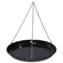 Ungar. Grillpfanne, Emaille, mit Kette, Durchm.: 42 cm