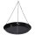 Ungar. Grillpfanne, Emaille, mit Kette, Durchm.: 42 cm