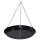 Ungar. Grillpfanne, Emaille, mit Kette, Durchm.: 42 cm