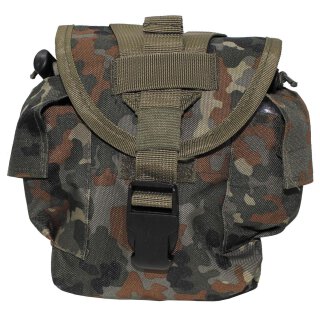 Trinkflaschen Tasche "Molle", flecktarn
