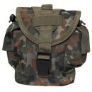 Trinkflaschen Tasche "Molle", flecktarn