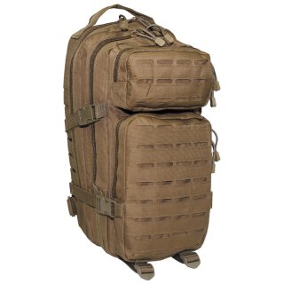 US Rucksack, Assault I, Laser, coyote tan