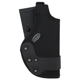 Österr. Pistolenholster, schwarz, mit Kunststoffschale