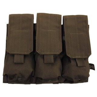 Magazintasche dreifach,"MOLLE" Modular System, oliv