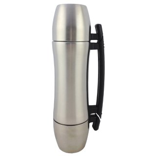 Vakuum-Thermoskanne, 700 ml, Tragegriff, 2 Becher