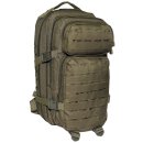 US Rucksack, Assault I, Laser, oliv