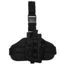 Pistolenbeinholster, "Molle", Bein- und Gürtelbef., schwarz