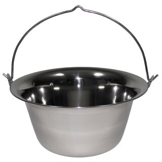 Ungar. Gulaschkessel, Edelstahl, 10 Liter