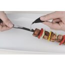 Spezial-Grillspieß mit Abziehfunktion / Edelstahl