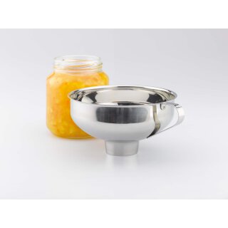 Marmelade-Einfülltrichter aus Edelstahl