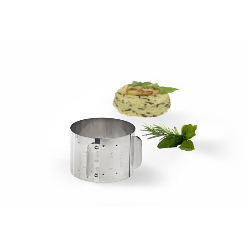 Speisering verstellbar von 7 cm bis 9 cm im Durchmesser, 10,95 €