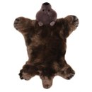 Spielteppich aus Lammfell "Braunbär"